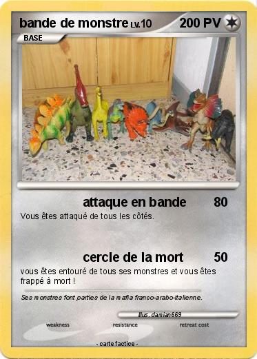 Pokemon bande de monstre