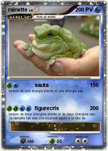 Pokemon rainette