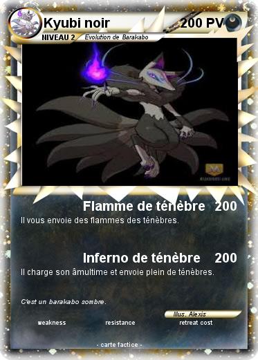Pokemon Kyubi noir