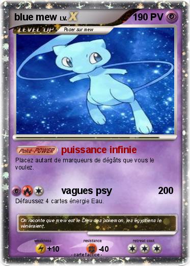 Pokemon blue mew