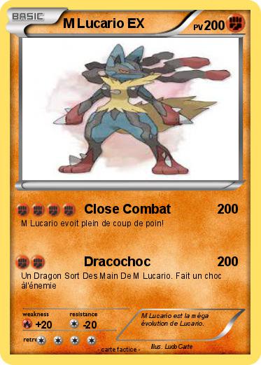 Pokemon M Lucario EX