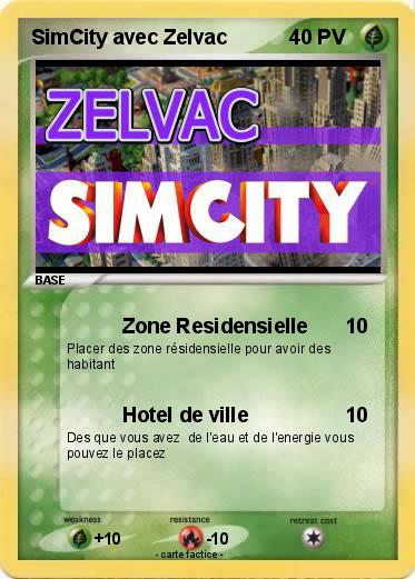 Pokemon SimCity avec Zelvac