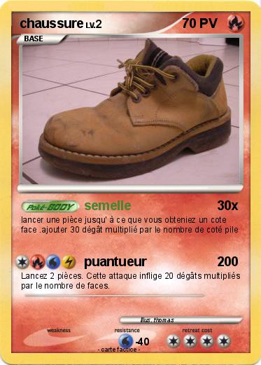 Pokemon chaussure
