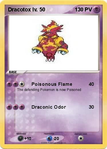 Pokemon Dracotox lv. 50