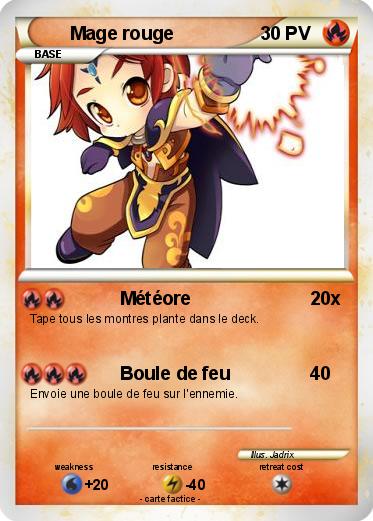 Pokemon Mage rouge