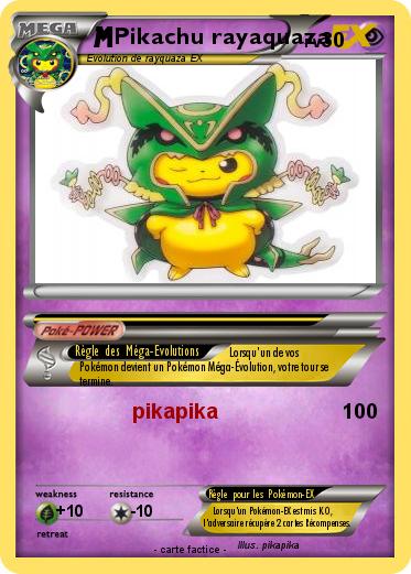 Pokemon Pikachu rayaquaza