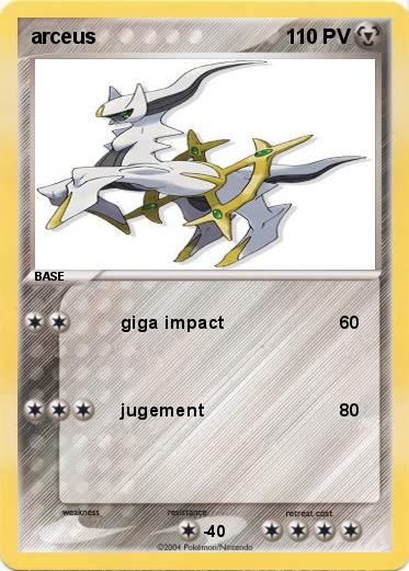Pokemon arceus
