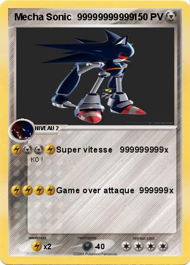 Pokemon Mecha Sonic  99999999999