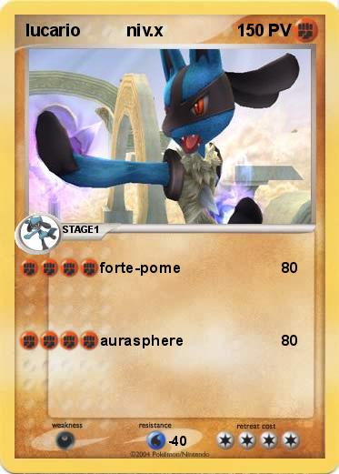 Pokemon lucario          niv.x
