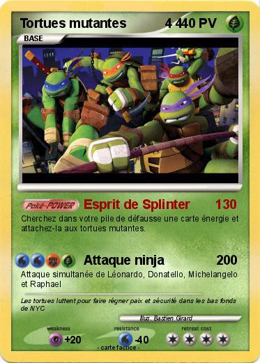 Pokemon Tortues mutantes           4 4