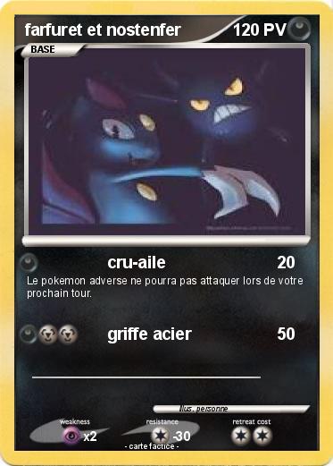 Pokemon farfuret et nostenfer
