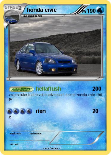Pokemon honda civic