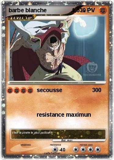 Pokemon barbe blanche                1 0