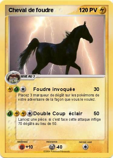 Pokemon Cheval de foudre 