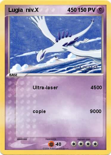 Pokemon Lugia  niv.X                   450