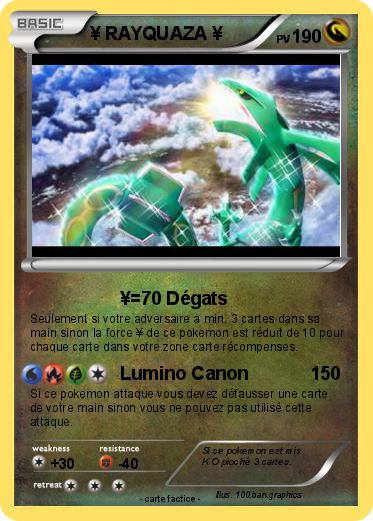 Pokemon ¥ RAYQUAZA ¥