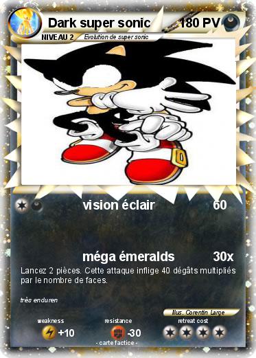Pokemon Dark super sonic