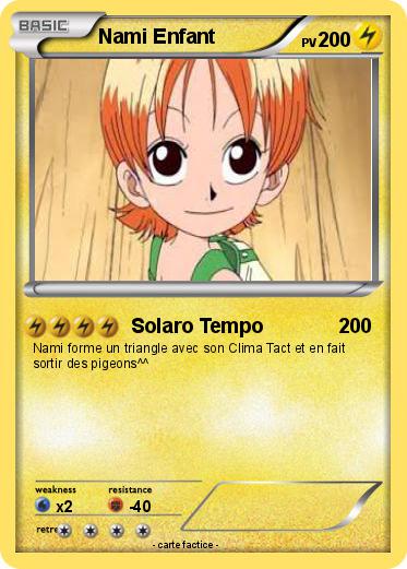 Pokemon Nami Enfant