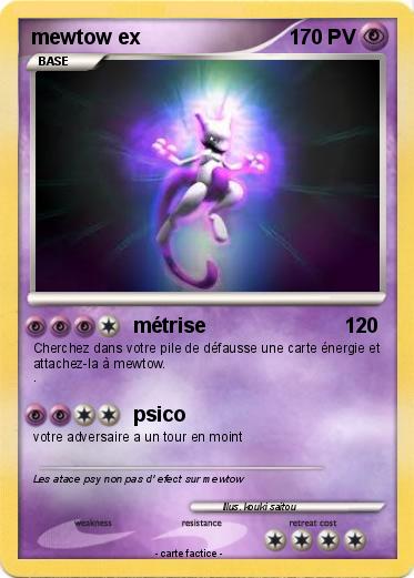 Pokemon mewtow ex