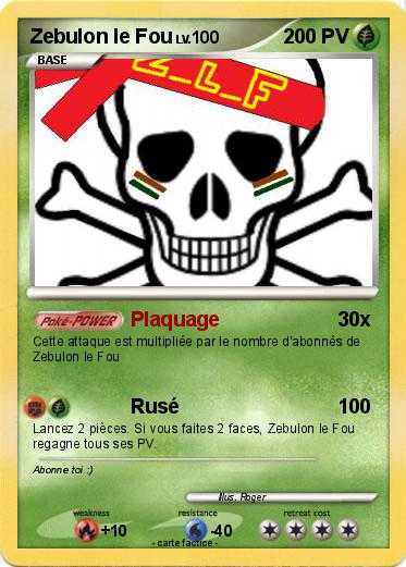 Pokemon Zebulon le Fou