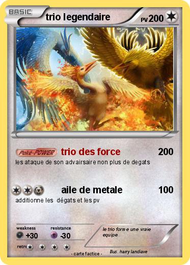 Pokemon trio legendaire
