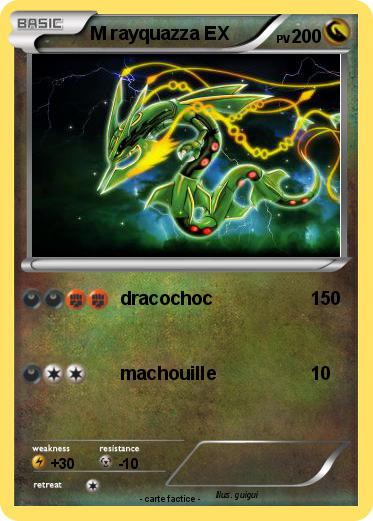 Pokemon M rayquazza EX