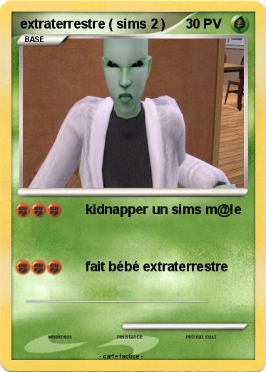 Pokemon extraterrestre ( sims 2 )