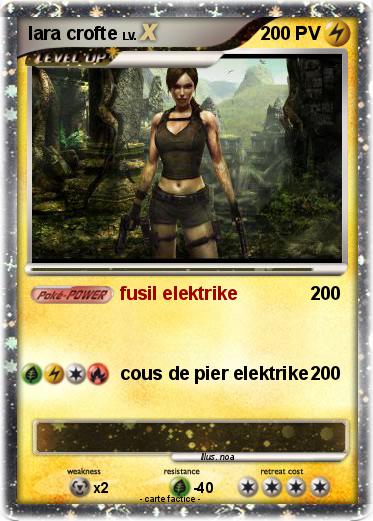 Pokemon lara crofte