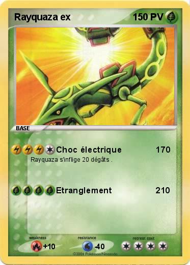 Pokemon Rayquaza ex
