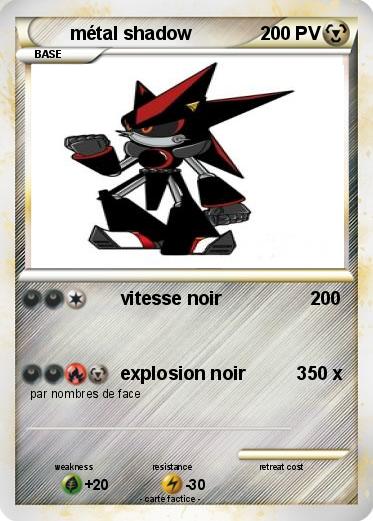 Pokemon métal shadow