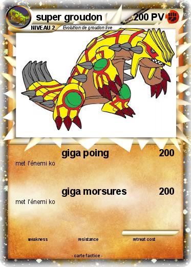 Pokemon super groudon