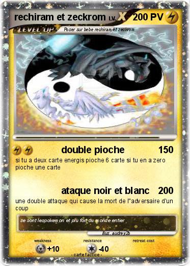Pokemon rechiram et zeckrom