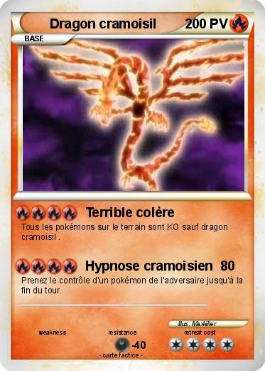 Pokemon Dragon cramoisil