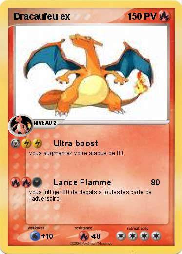 Pokemon Dracaufeu ex