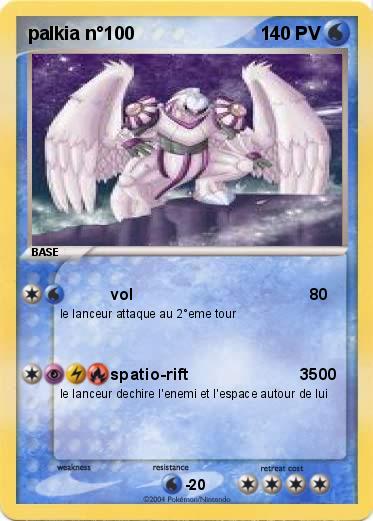 Pokemon palkia n°100