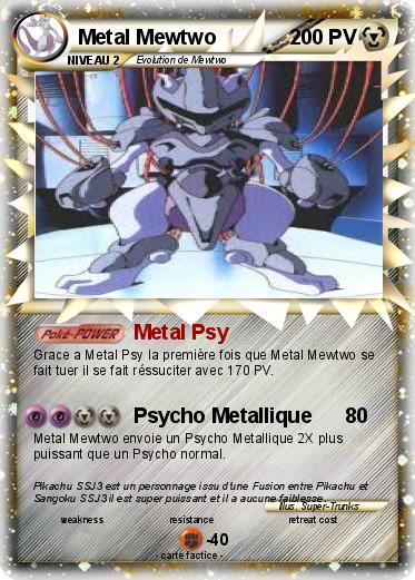 Pokemon Metal Mewtwo