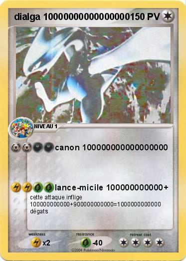 Pokemon dialga 10000000000000000