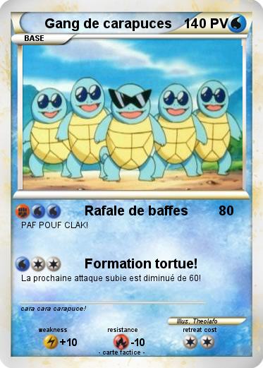 Pokemon Gang de carapuces