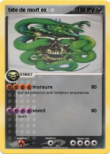 Pokemon tete de mort ex