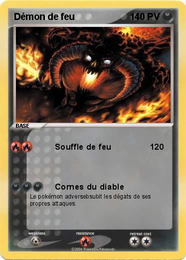 Pokemon Démon de feu