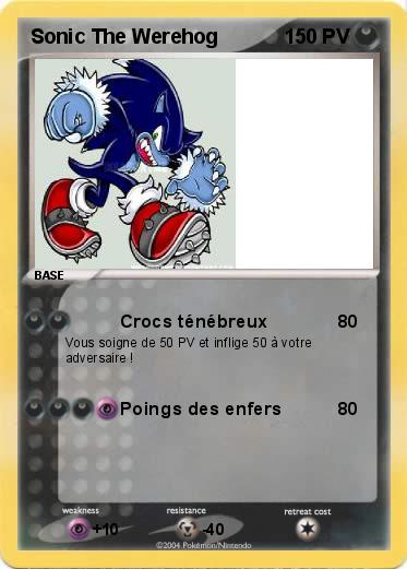 Pokemon Sonic The Werehog