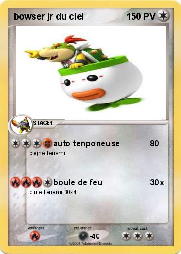 Pokemon bowser jr du ciel