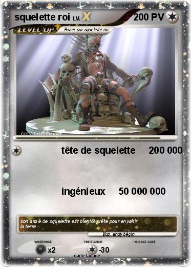 Pokemon squelette roi