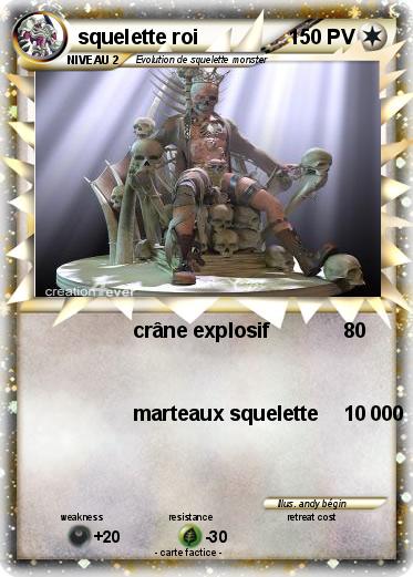 Pokemon squelette roi