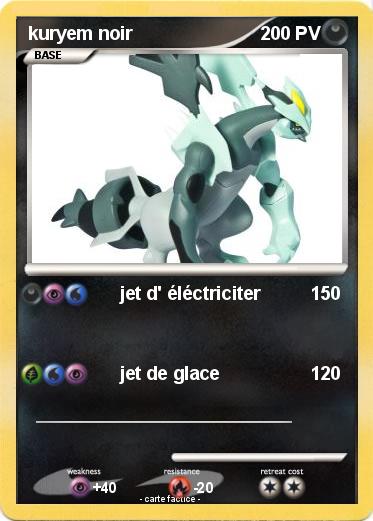 Pokemon kuryem noir
