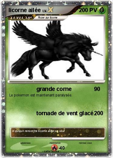Pokemon licorne ailée