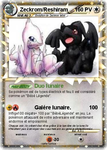 Pokemon Zeckrom/Reshiram
