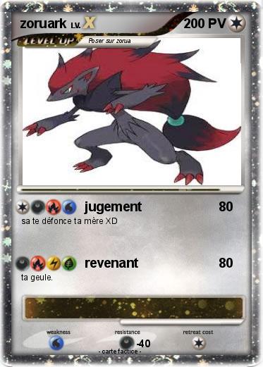 Pokemon zoruark