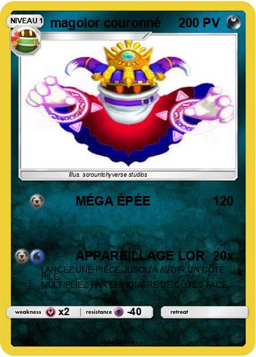 Pokemon magolor couronné
