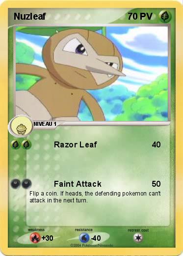 Pokemon Nuzleaf